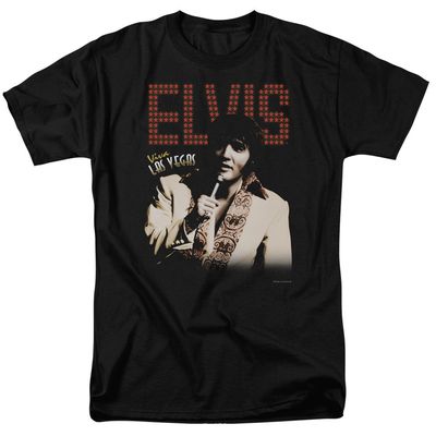 Elvis Presley Viva Star Mens T Shirt Black Retro Pop Classics