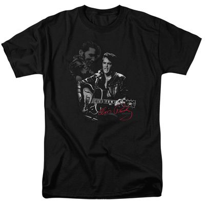 Elvis Presley Show Stopper Mens T Shirt Black Retro Pop Classics