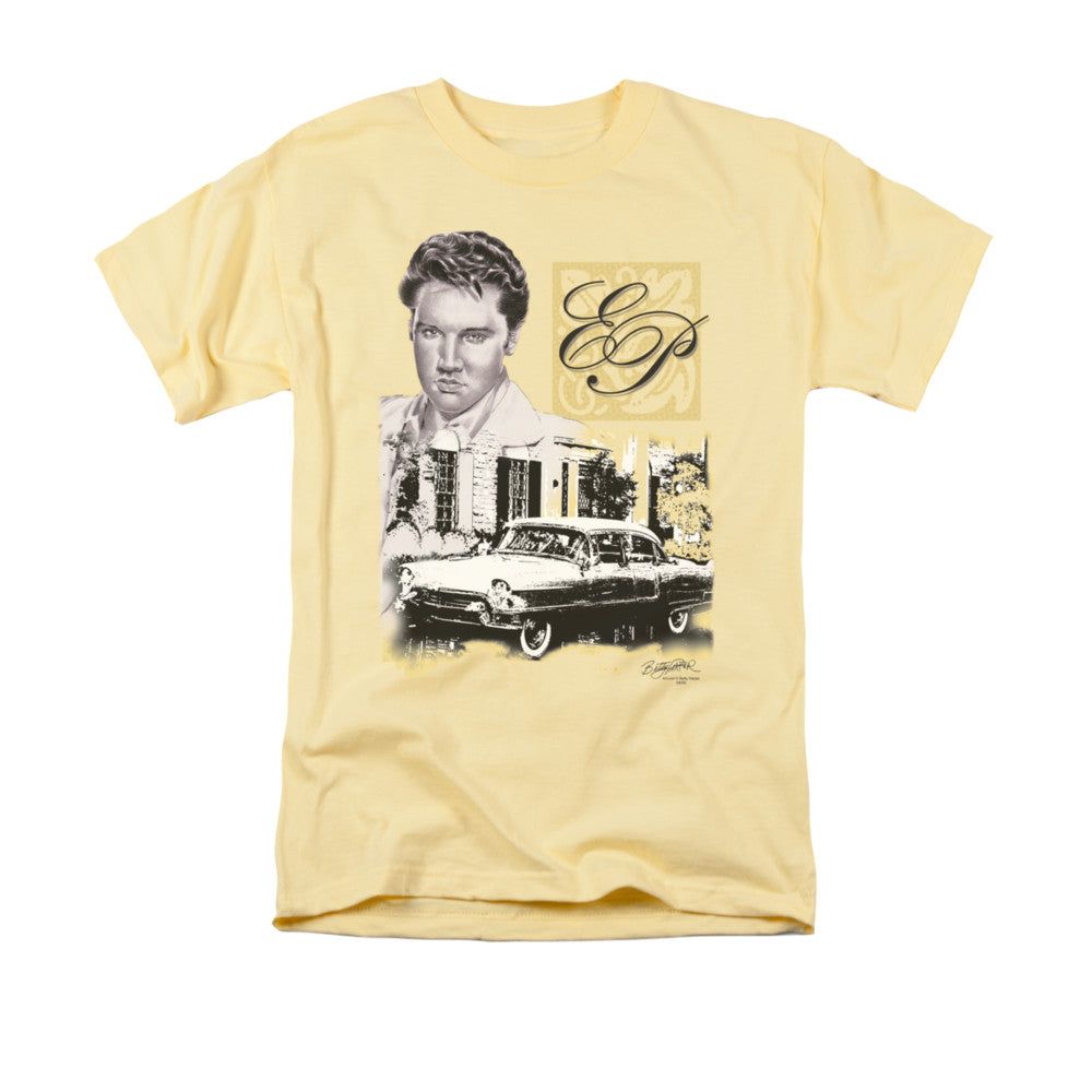 Elvis Presley Ep Mens T Shirt Banana Retro Pop Classics