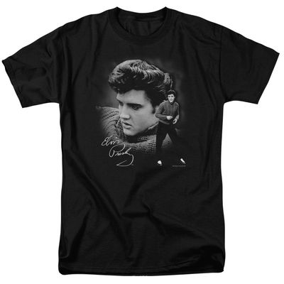 Elvis Presley Sweater Mens T Shirt Black Retro Pop Classics