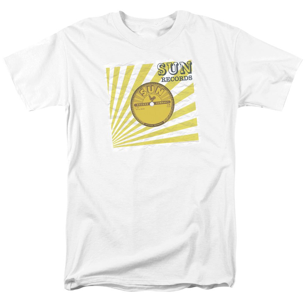 Sun Records Fourty Five Mens T Shirt White Retro Pop Classics