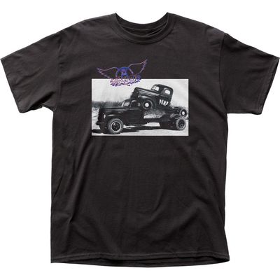 Aerosmith Pump Mens T Shirt Black Retro Pop Classics