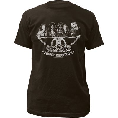 Aerosmith Sweet Emotion Mens T Shirt Black Retro Pop Classics