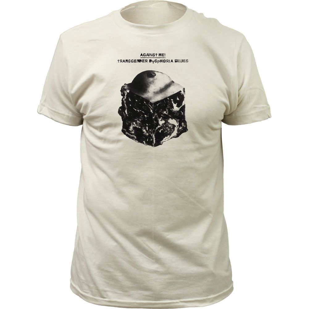 Against Me! Transgender Design Mens T Shirt White Retro Pop Classics