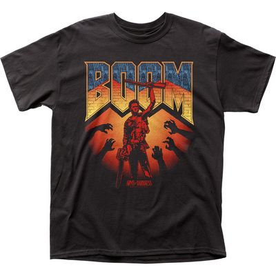 Army Of Darkness Boom Mens T Shirt Black Retro Pop Classics