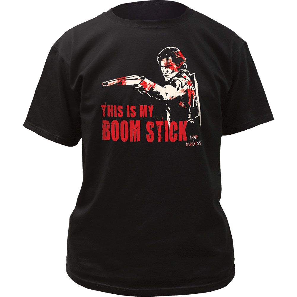 Army Of Darkness This Is My Boom Stick Mens T Shirt Black Retro Pop Classics