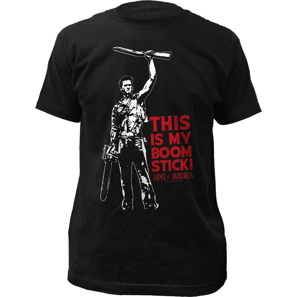 Army Of Darkness This Is My Boom Stick Mens T Shirt Black Retro Pop Classics