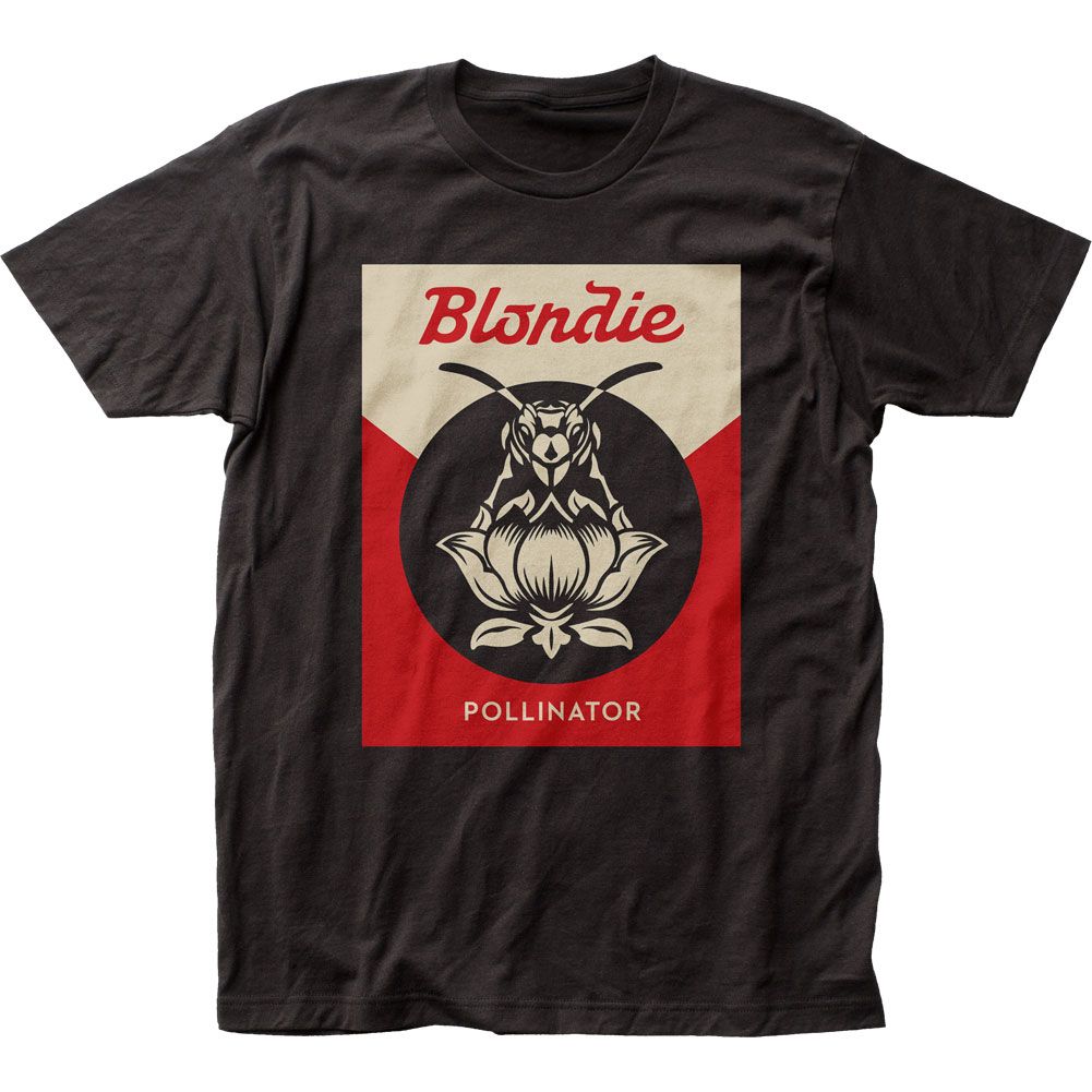 Blondie Pollinator Mens T Shirt Black Retro Pop Classics