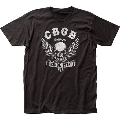 CBGB Since 1973 Mens T Shirt Black Retro Pop Classics