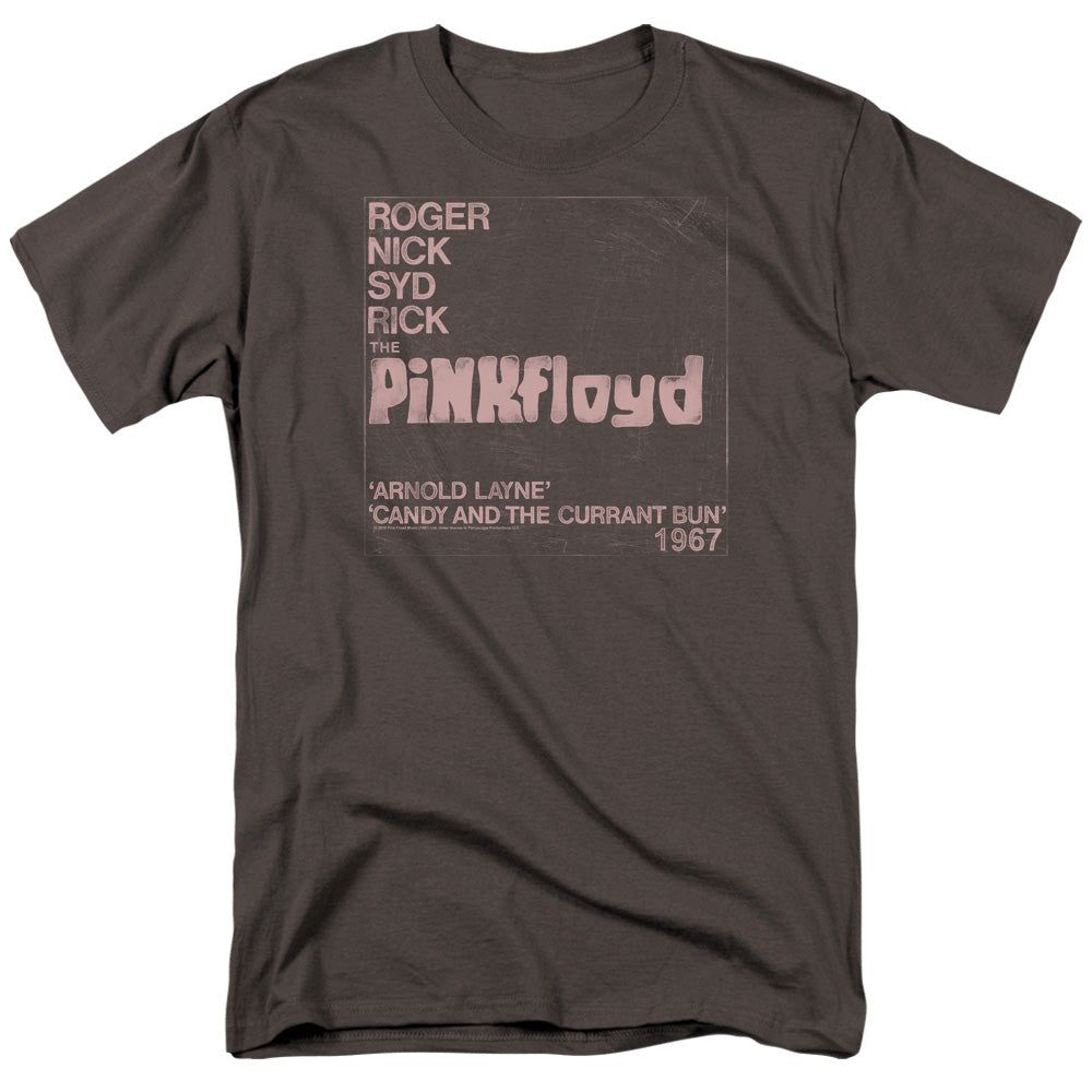 Pink Floyd Arnold Layne Mens T Shirt Charcoal Retro Pop Classics