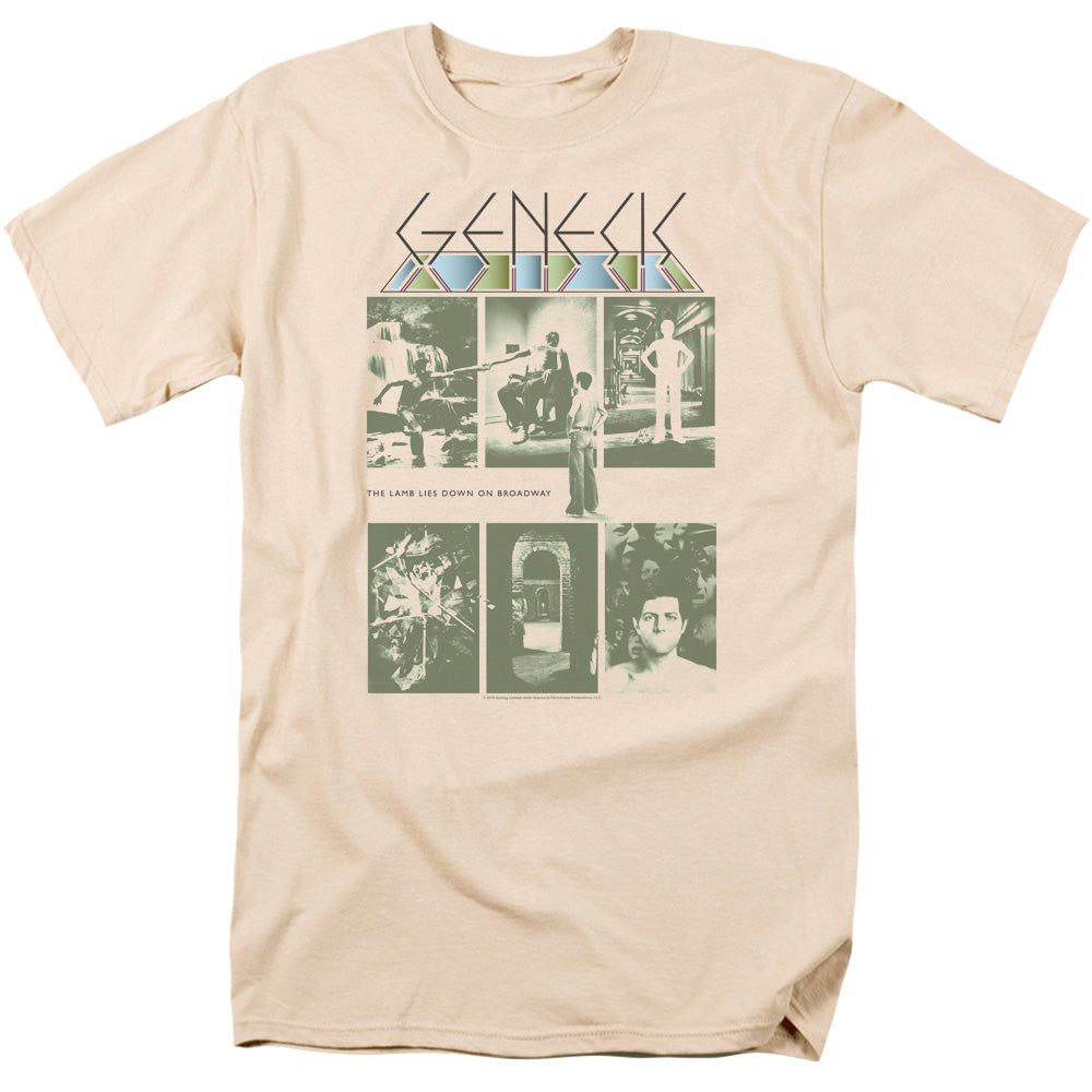 Genesis The Lamb Mens T Shirt Cream Retro Pop Classics