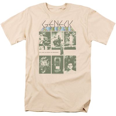 Genesis The Lamb Mens T Shirt Cream Retro Pop Classics