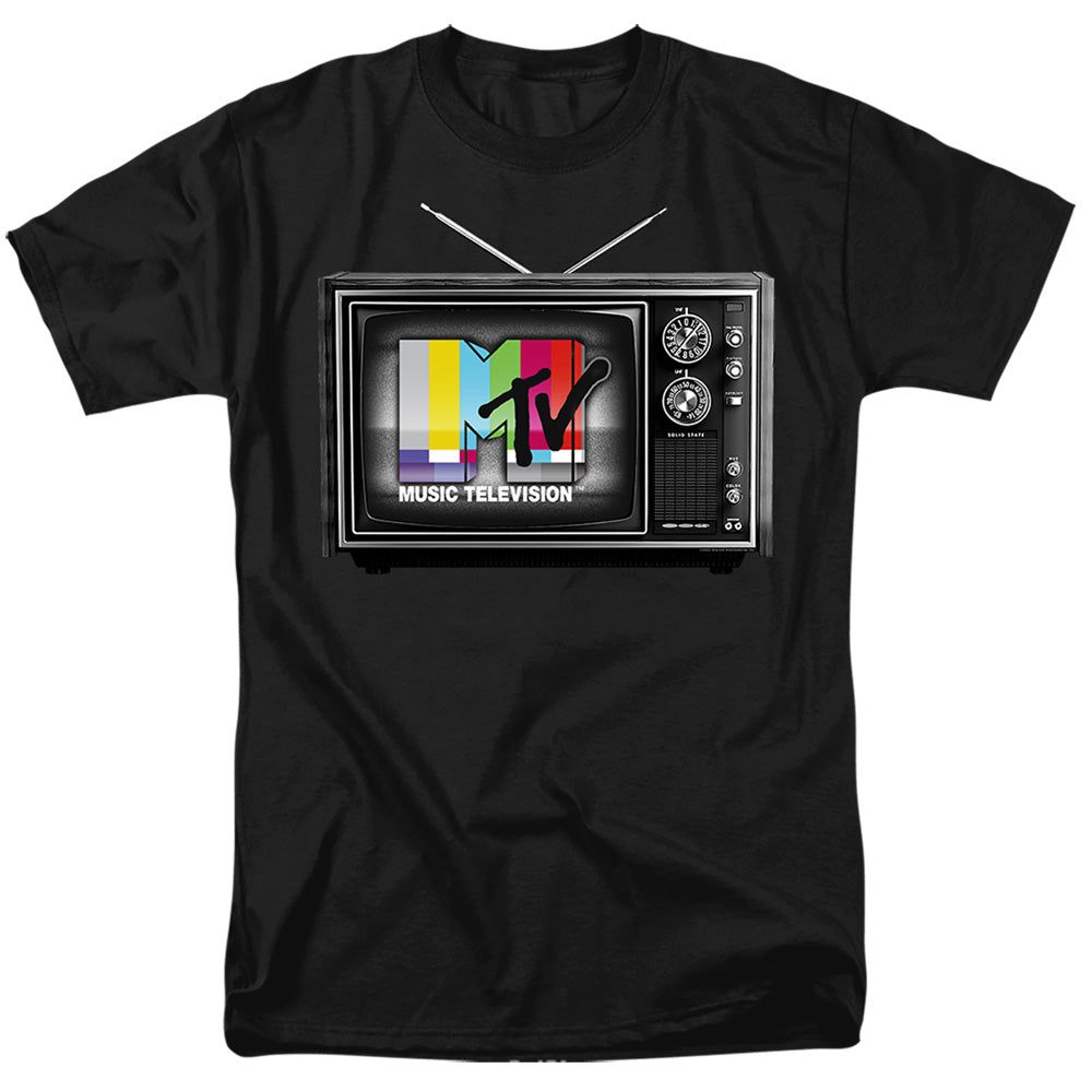 MTV MTV Tv Mens T Shirt Black Retro Pop Classics