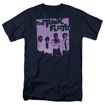 Pink Floyd Paint Box Mens T Shirt Navy Retro Pop Classics