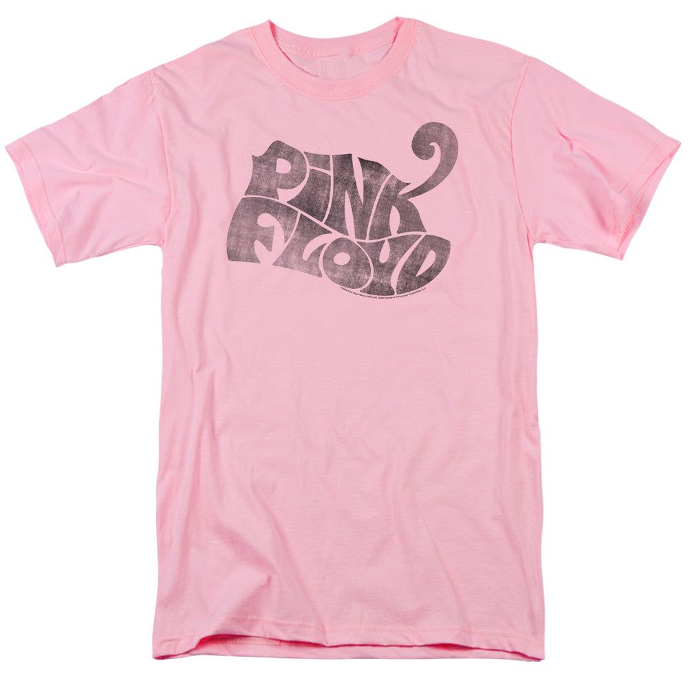 Pink Floyd Pink Logo Mens T Shirt Pink Retro Pop Classics