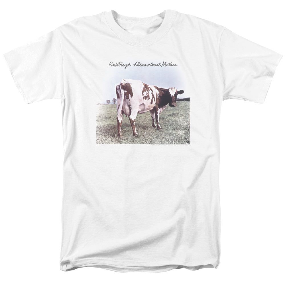 Pink Floyd Atom Heart Mother Mens T Shirt White Retro Pop Classics