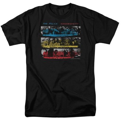 The Police Syncronicity Mens T Shirt Black Retro Pop Classics