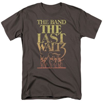 The Band The Last Waltz Mens T Shirt Charcoal Retro Pop Classics