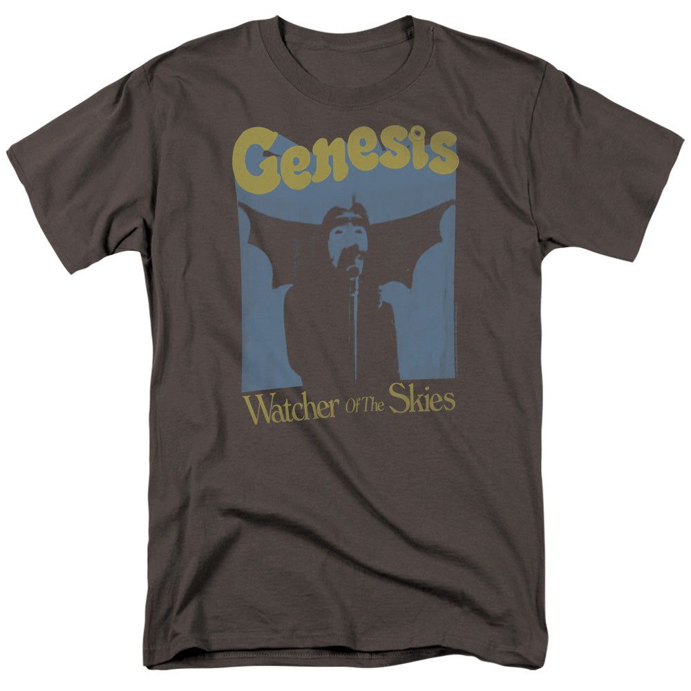 Genesis Watcher Of The Skies Mens T Shirt Charcoal Retro Pop Classics