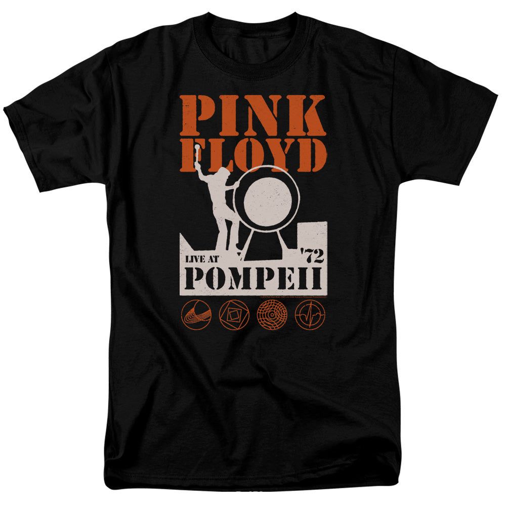Pink Floyd Pompeii Mens T Shirt Black Retro Pop Classics