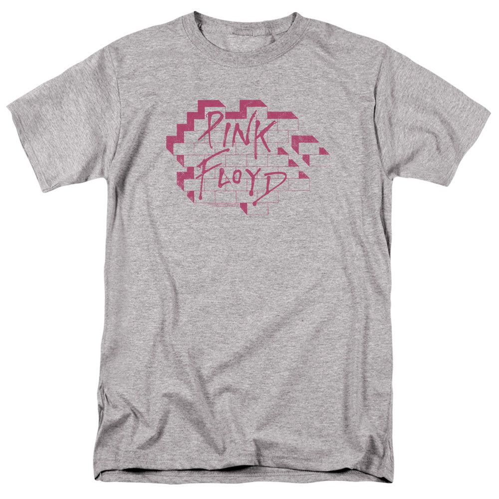 Roger Waters Wall Logo Mens T Shirt Grey Retro Pop Classics