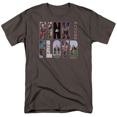 Pink Floyd Cover Mens T Shirt Charcoal Retro Pop Classics