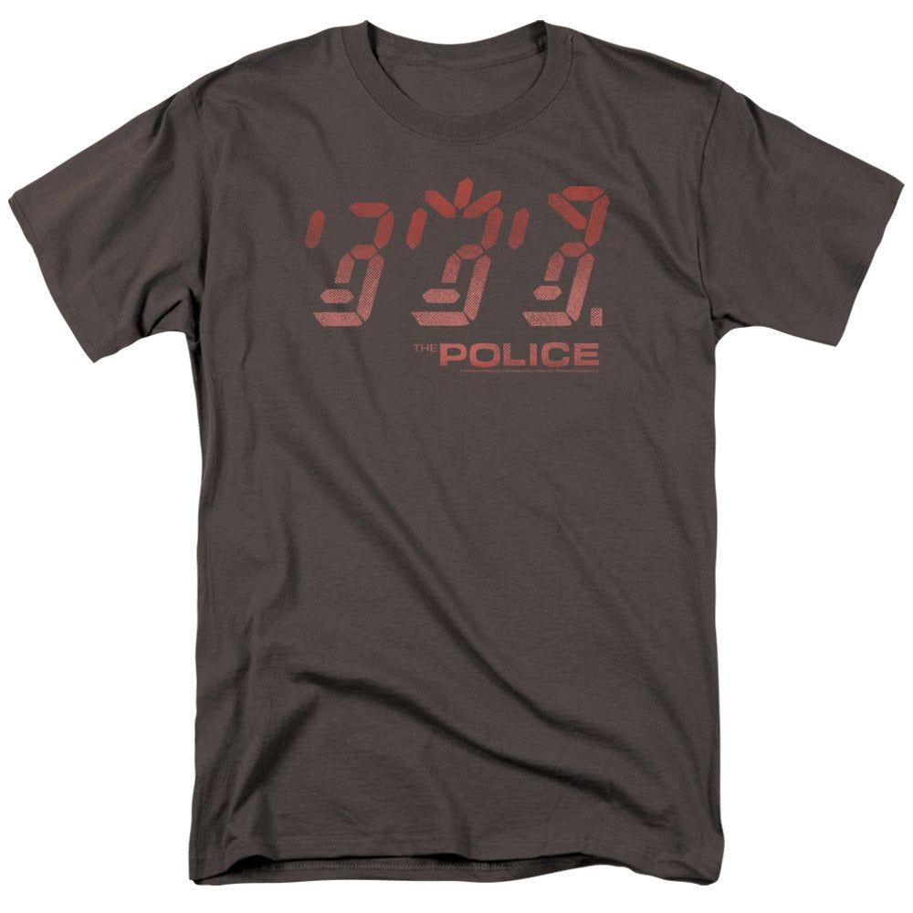The Police Ghost In The Machine Mens T Shirt Charcoal Retro Pop Classics