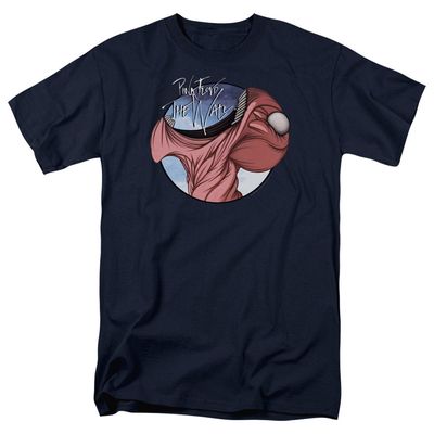 Pink Floyd Open Wide Mens T Shirt Navy Retro Pop Classics