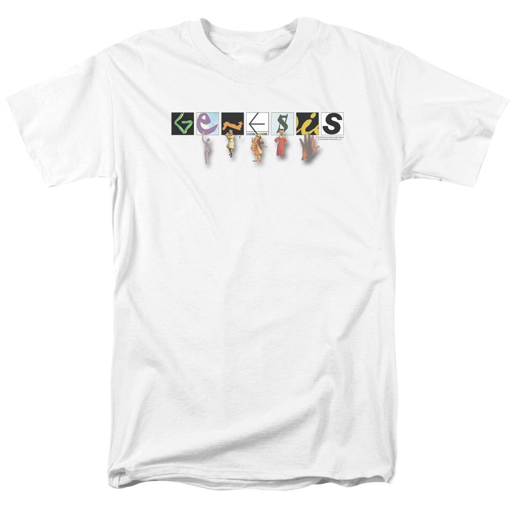Genesis New Logo Mens T Shirt White Retro Pop Classics