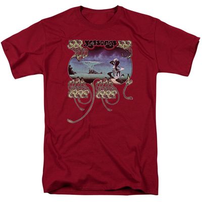 Yes Yes Songs Mens T Shirt Cardinal Retro Pop Classics