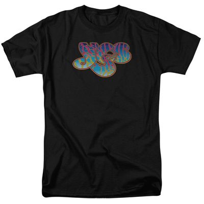 Yes Logo Mens T Shirt Black Retro Pop Classics