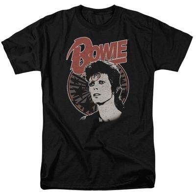 David Bowie Space Oddity Mens T Shirt Black Retro Pop Classics