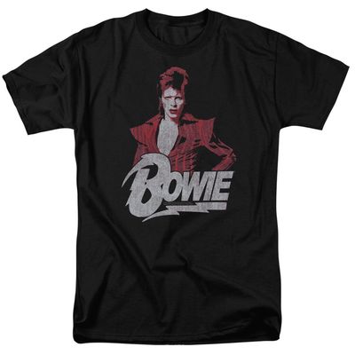 David Bowie Diamond David Mens T Shirt Black Retro Pop Classics