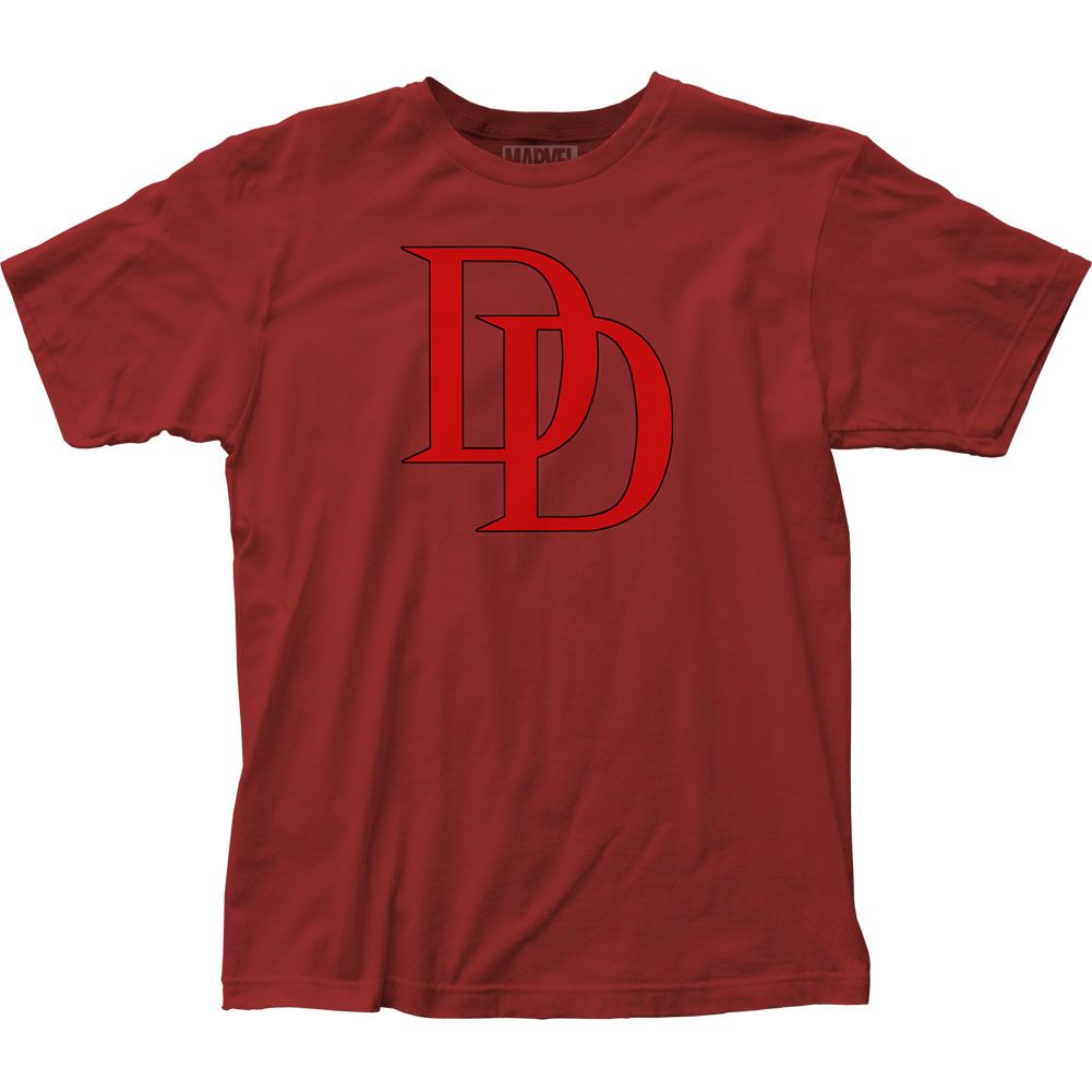 Daredevil Logo Mens T Shirt Red Retro Pop Classics