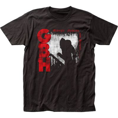 GBH Midnight Madness Mens T Shirt Black Retro Pop Classics