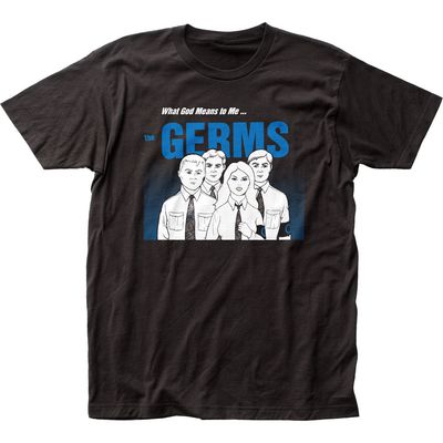 Germs What God Means To Me Mens T Shirt Black Retro Pop Classics