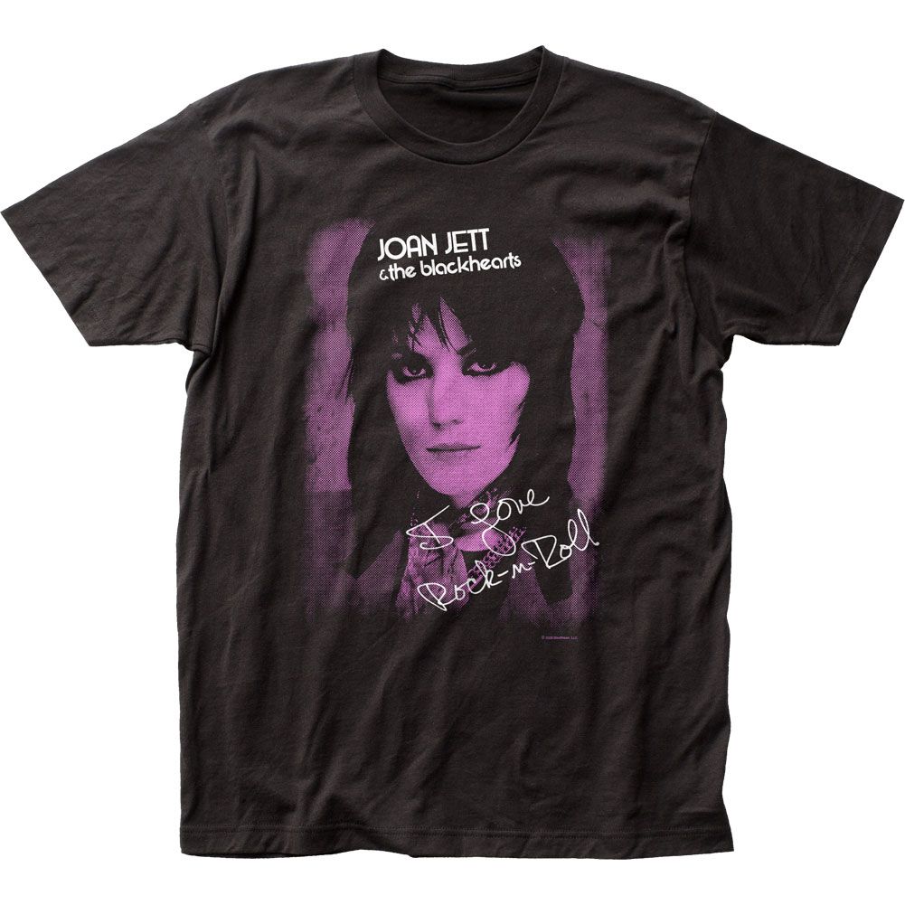 Joan Jett I Love Rock N Roll Mens T Shirt Black Retro Pop Classics
