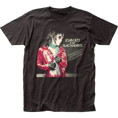 Joan Jett Unvarnished Mens T Shirt Black Retro Pop Classics