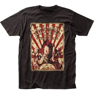 Killer Klowns From Outer Space Circus Flyer Mens T Shirt Black Retro Pop Classics