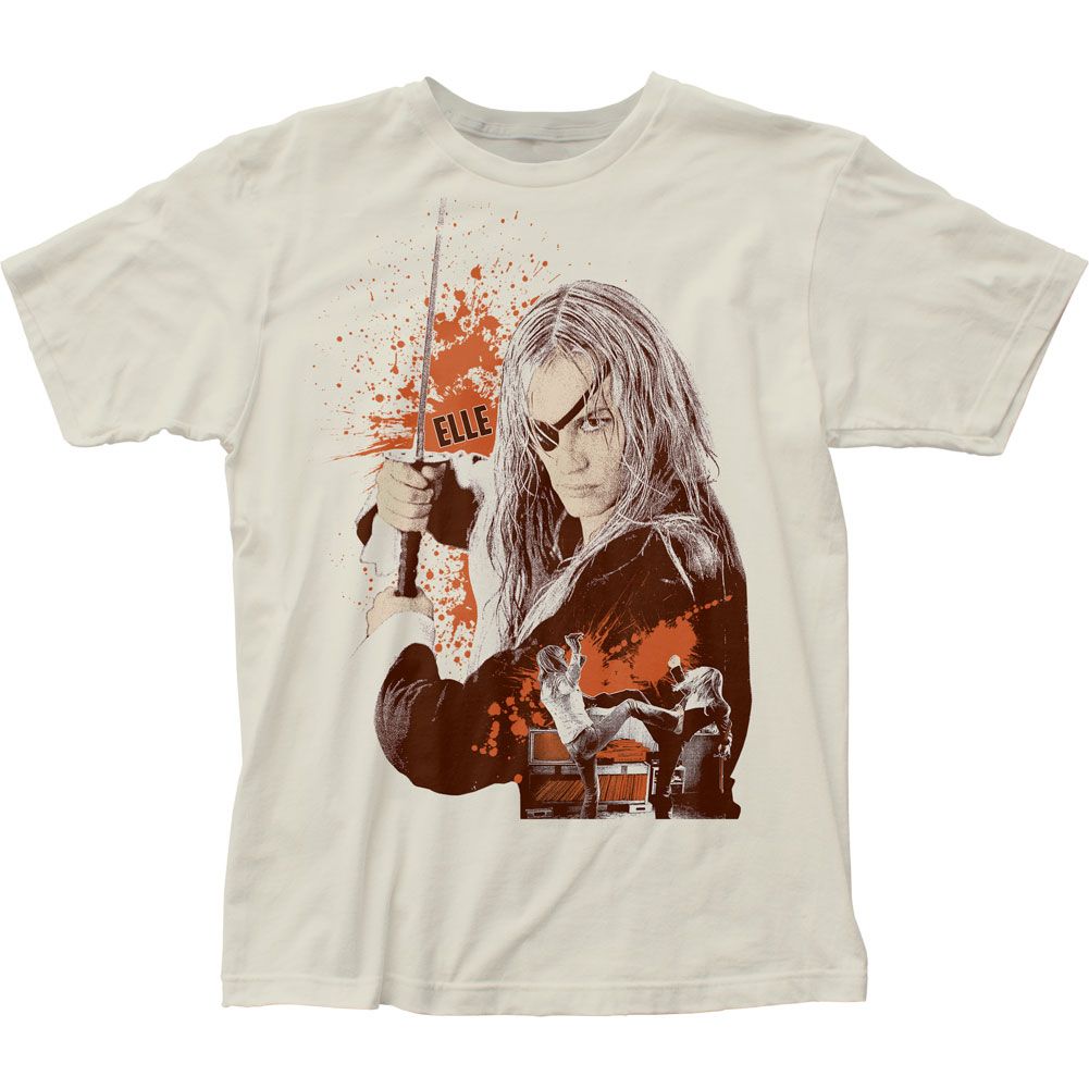 Kill Bill Elle Driver Mens T Shirt Vintage White Retro Pop Classics