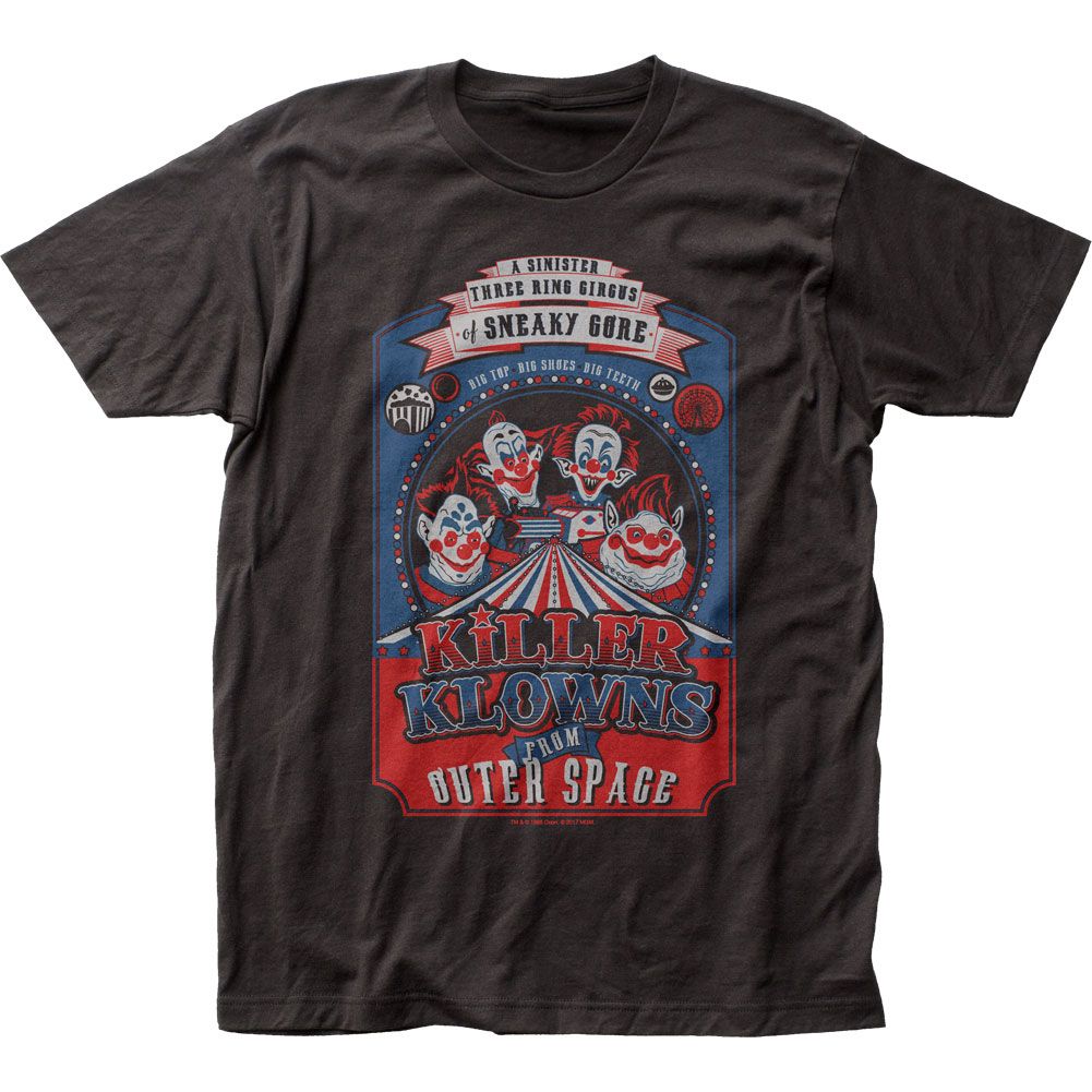 Killer Klowns From Outer Space Big Top Poster Mens T Shirt Black Retro Pop Classics