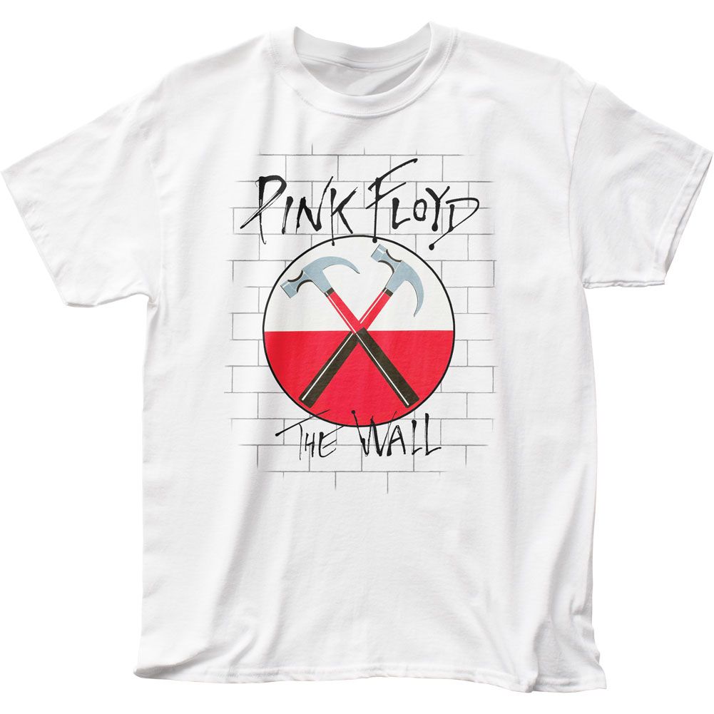 Pink Floyd The Wall Hammers Mens T Shirt White Retro Pop Classics