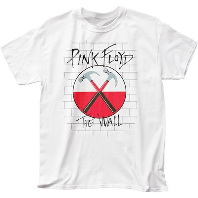 Pink Floyd The Wall Hammers Mens T Shirt White Retro Pop Classics