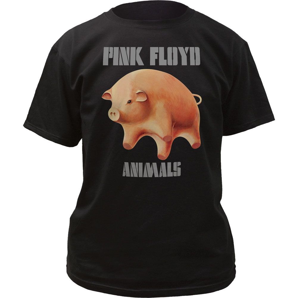 Pink Floyd Pig Mens T Shirt Black Retro Pop Classics