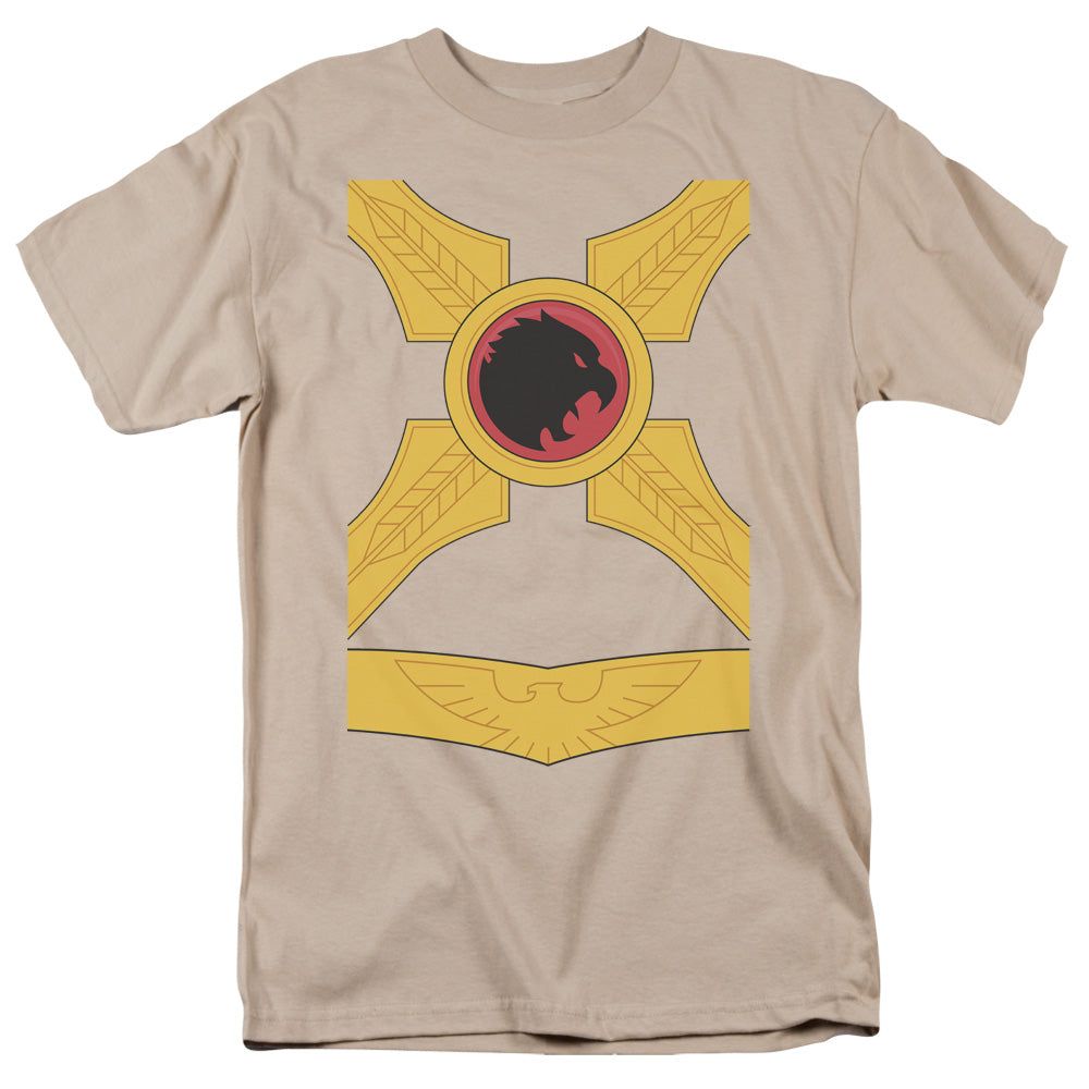 Justice League of America Hawkman Mens T Shirt Sand Retro Pop Classics