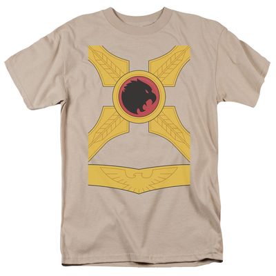 Justice League of America Hawkman Mens T Shirt Sand Retro Pop Classics
