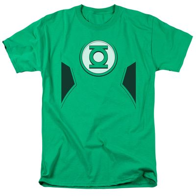 Justice League New Green Lantern Uniform Mens T Shirt Kelly Green Retro Pop Classics