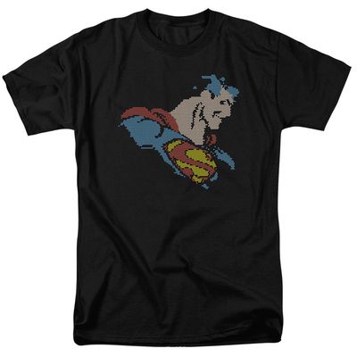 Dc Lite Brite Superman Mens T Shirt Black Retro Pop Classics