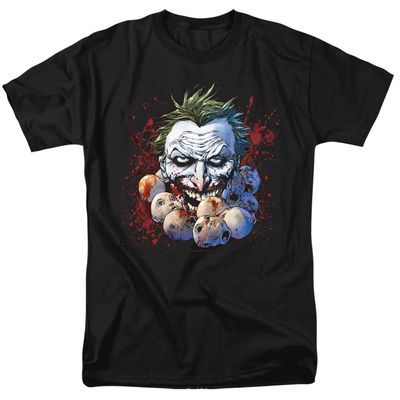 Justice League Doll Heads Mens T Shirt Black Retro Pop Classics