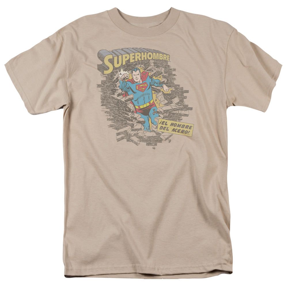 Superman Superhombre 2 Mens T Shirt Sand Retro Pop Classics